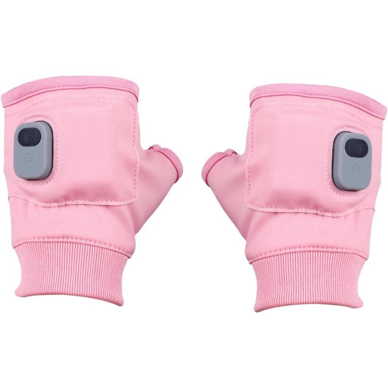 Portable Heating Gloves, 1 Pair Rechargeable Hand Warmer with Digital Display, Heated Gloves with 3 Temperature Modes for Home Use, Christmas Gift, Stocking Fillers, Winter & New Year Gift