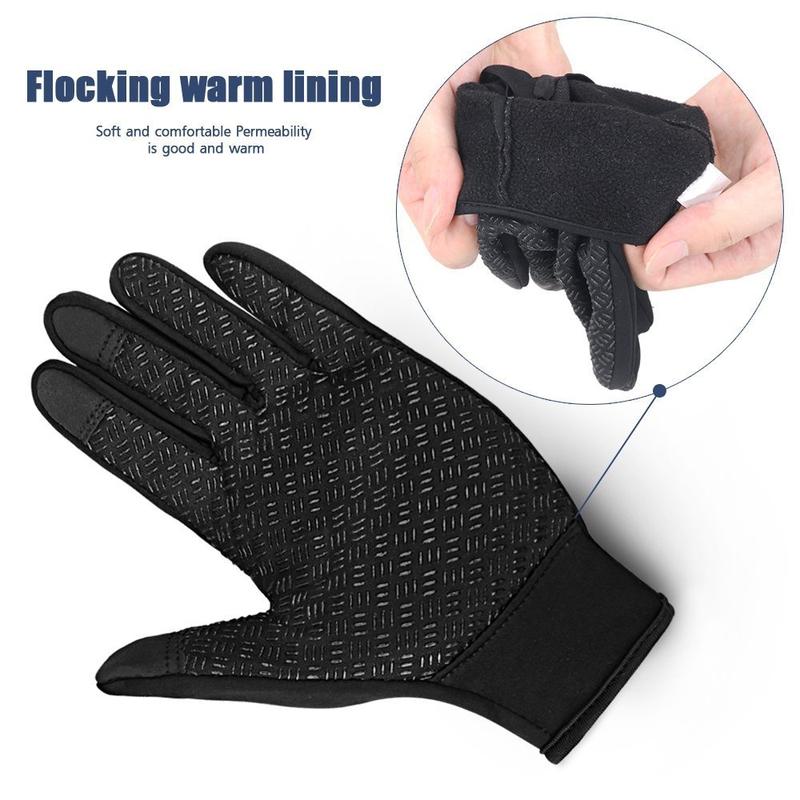 Ultimate Winter Shield Gloves Unisex Windproof & Waterproof Thermal Gloves for Work, Cycling, Driving Sensitive Touch Screen Texting Fingers