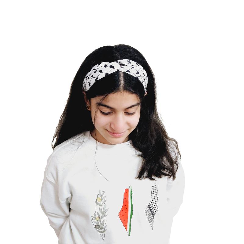 Keffiyeh Hatta Headband - Hair Wrap