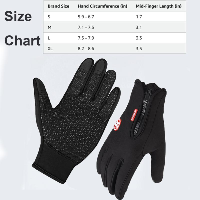 Ultimate Winter Shield Gloves Unisex Windproof & Waterproof Thermal Gloves for Work, Cycling, Driving Sensitive Touch Screen Texting Fingers