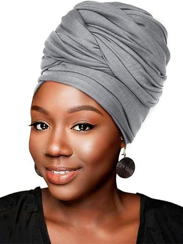 Women's Solid Color Turban Hat, Casual Trendy Minimalist Turban Hat, Fashionable Clothes Accessories for Daily & Party Decoration