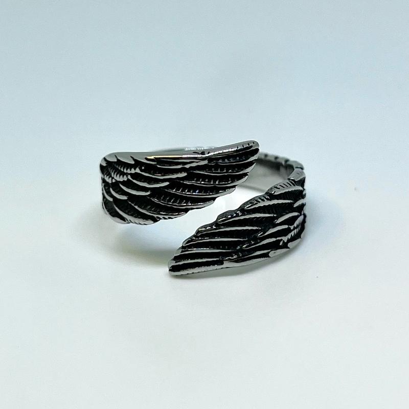 Stainless Steel Wings Ring - Durable and Long-Lasting Jewelry