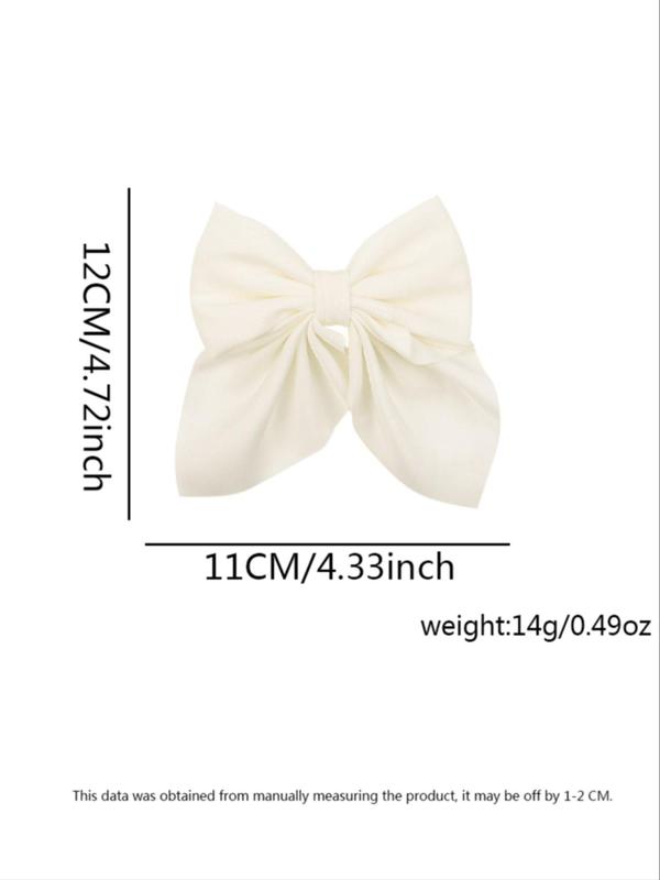 Women's Elegant Bowknot Design Hair Clips, Cute Trendy Multicolor Hair Clips, Fashionable Hair Accessories for Women & Girls for Hairstyle Ideas