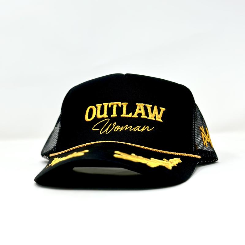 Outlaw Woman Trucker hat madhatterco hat