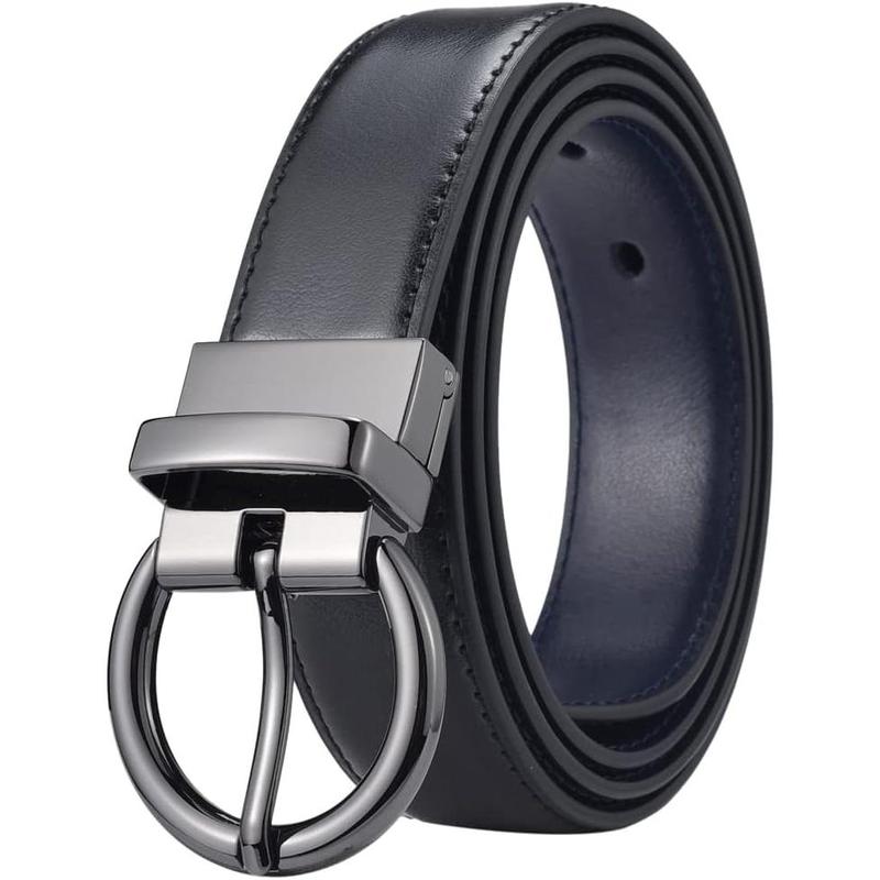 Fine Women Reversible Leather Belts for Dress Jeans Waist Ornament