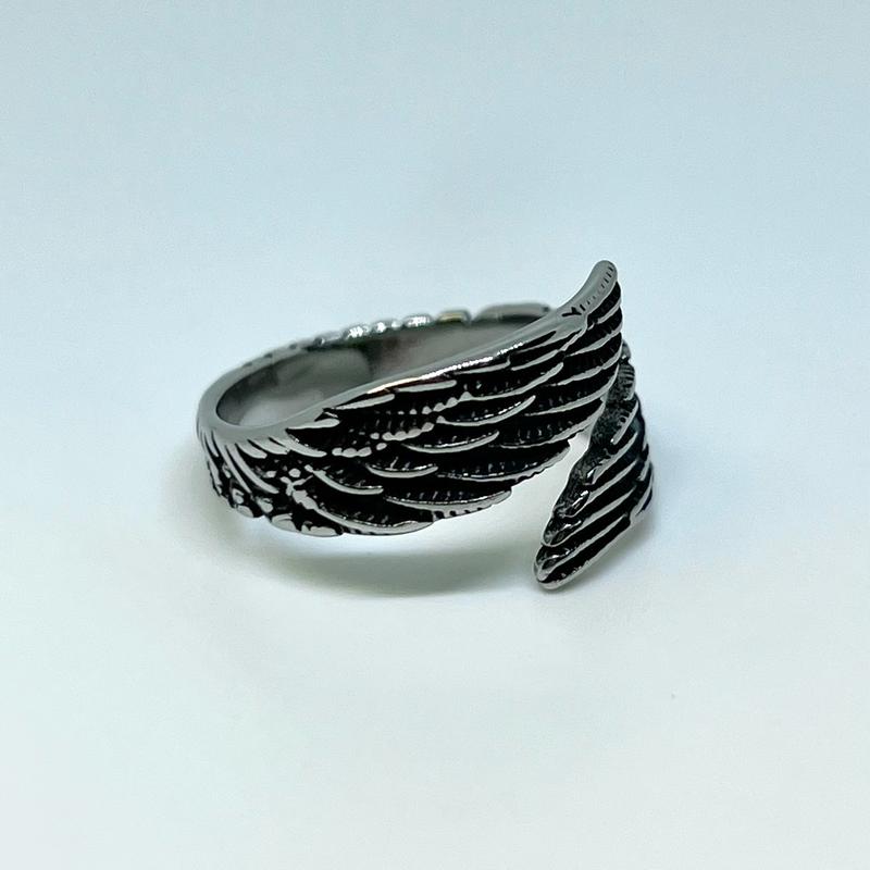 Stainless Steel Wings Ring - Durable and Long-Lasting Jewelry