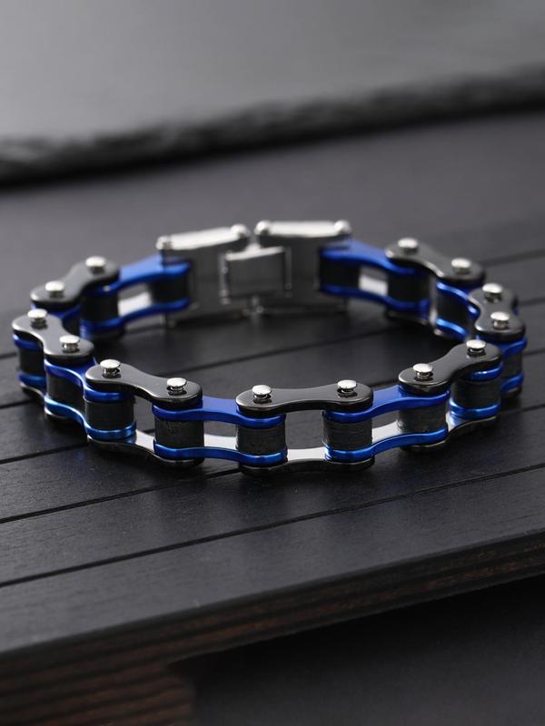 Punk Style Chain Summer Bracelet, Fashionable Hand Jewelry for Men for Party, Daily Clothing Decor, Trendy Hand Chain Jewelry for Birthday Gift, Gf and Bf Bracelets