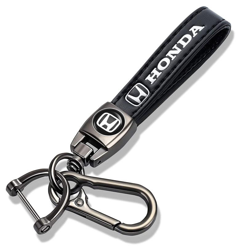 Genuine Leather Car Keychain Keychains with Logo Key Chain for Man and Woman Universal Keyring car Accessories