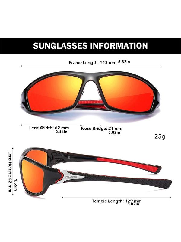 Unisex Sportive Polarized Sunglasses,  Sunglasses for Women Wrap Around Glasses Summer 2024, Designer Beach Sunglasses for Outdoor Activities for Back To School