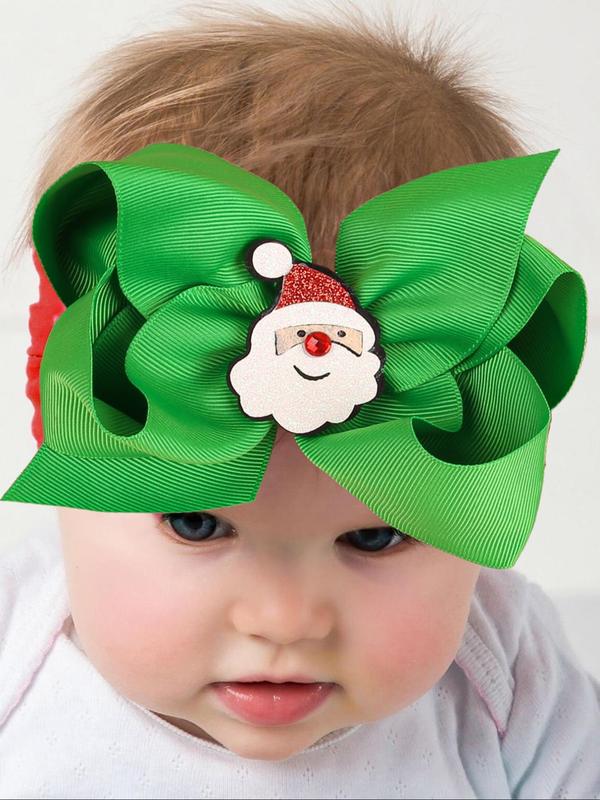 Cute Bowknot Design Hair Band, Christmas Themed Hair Accessories for Women & Girls, Minimalist Headwear Suitable for Thick Hair