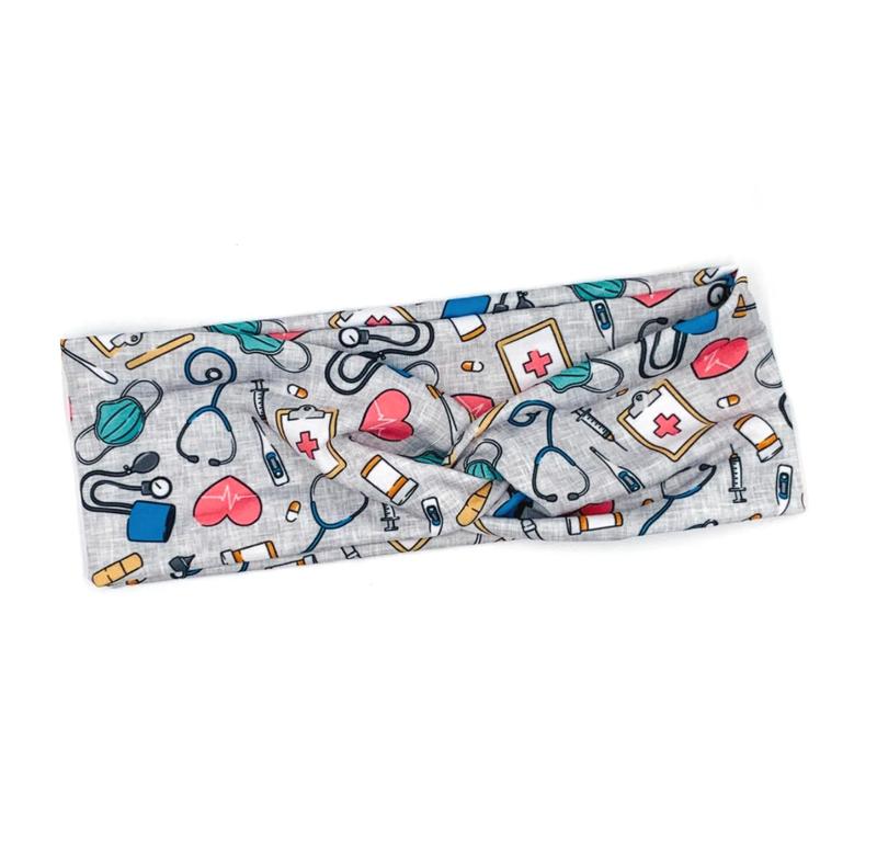 Soft and Stretchy Headband for Nurses - Medical Supplies, Modern Jersey Material