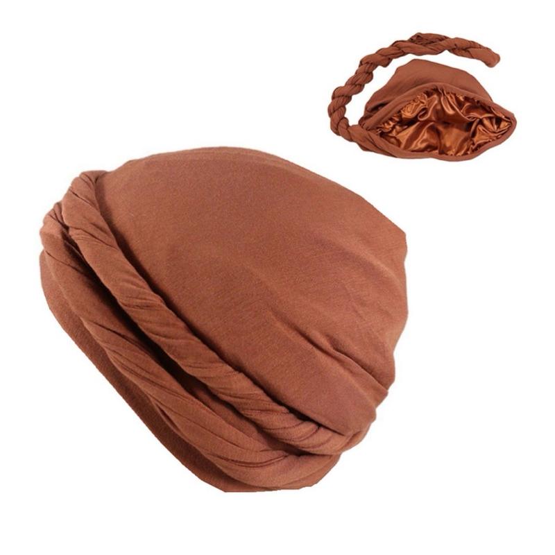 Unisex Halo Turban with Satin-Lined Design