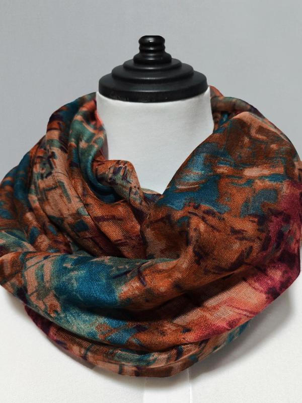 Women's All Over Print Scarf Shawl, Bandanas, Beach Towels, Travel Scarves