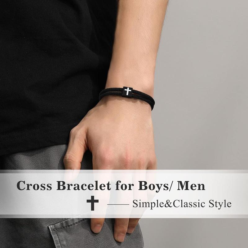 Cross Bracelet,Gift for Son,a perfect Gift from Mom,Birthday Graduation Easter Gifts