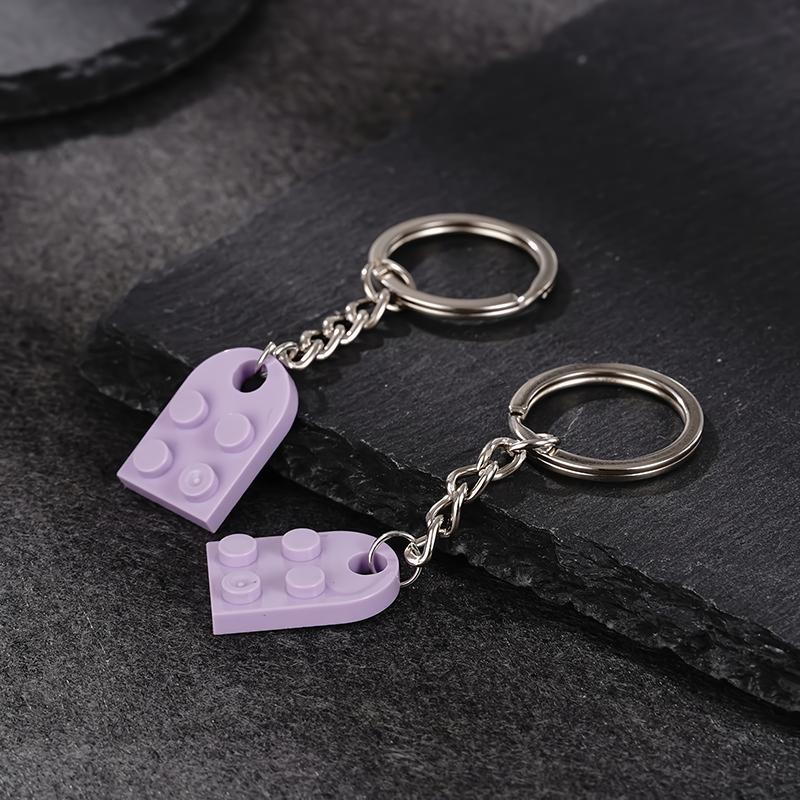 Heart Keychain Set-Matching Keychains, Christmas Gift for Couples