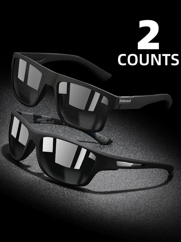 Unisex Simple Style Plain Color Sunglasses, Trendy Casual Sporty Sunglasses for Everyday Use, Fashion Accessories for Outdoor Activities