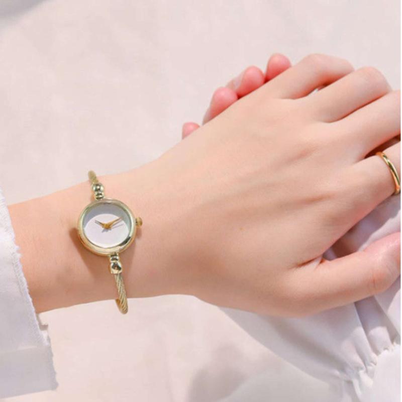 1pair Harajuku Forest Girl Style Delicate & Small Bracelet Watch For Middle & High School Girls