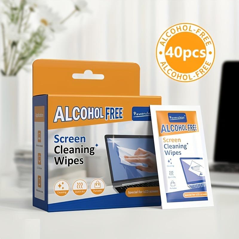 40 pcs Electronic Screen Wipes for Glasses, Camera, iPad, Tablets, Smartphone, Screens and Other Delicate Surfaces