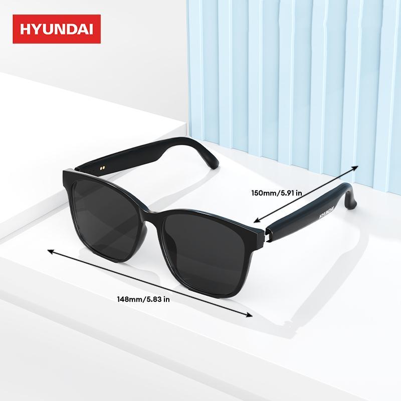 HYUNDAI Hy-C8 Wireless Bluetooth-compatible Glasses, Unique and Versatile Cat Eyedesign, Easy Touch Operation