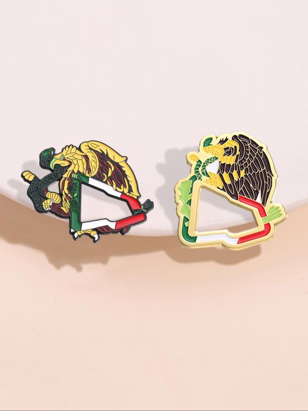 Unisex Cute Eagle Design Hat Clips, Cute Cartoon Animal Badge for Daily Clothing Decor, Trendy All-match & Exquisite Accessories for Birthday Gift