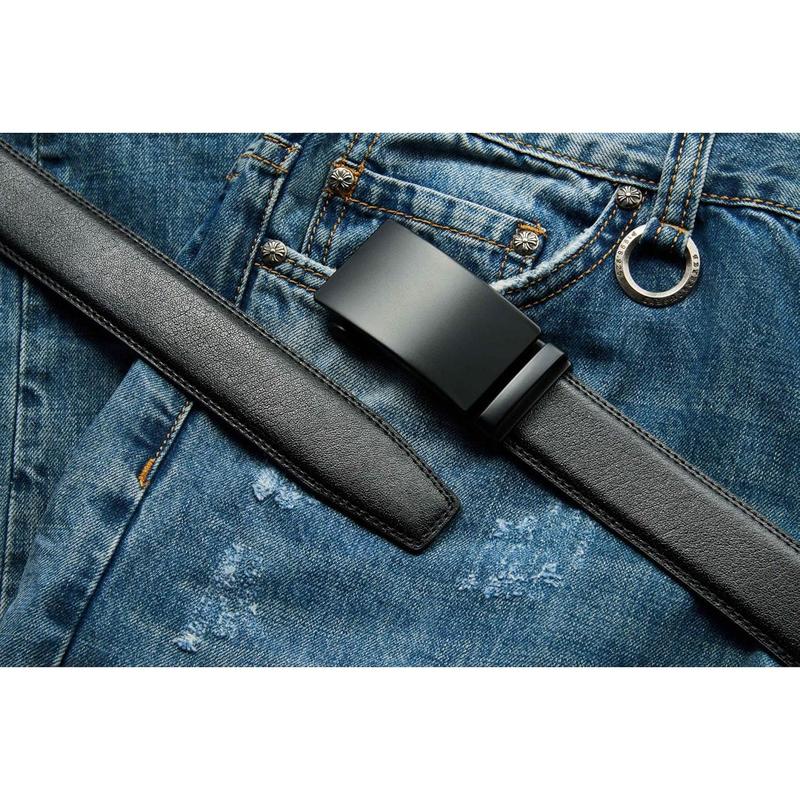 Mens Belt - Mens Ratchet Belt Leather 1 3 8