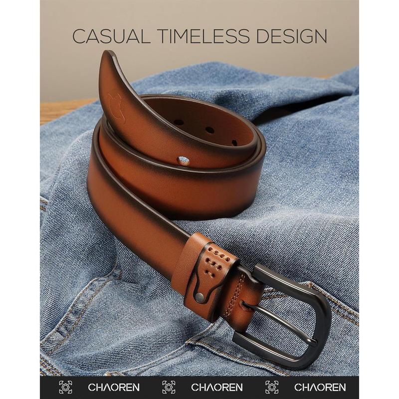 CHAOREN Western Belt - Mens Cowboy Belt 1 3 8