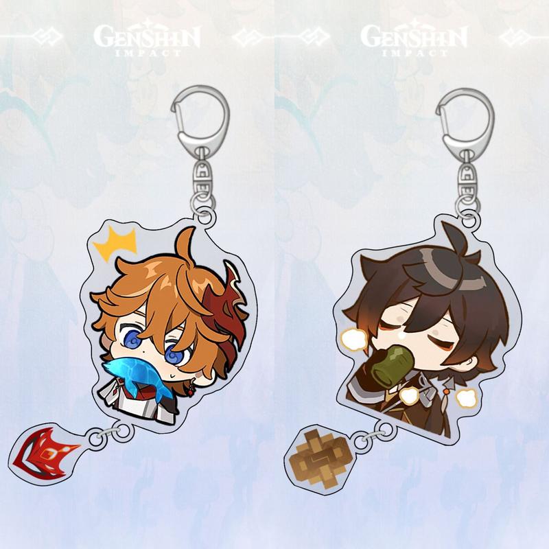 Genshin Impact Keychain Genshin Impact Charm Keychain cute keychain