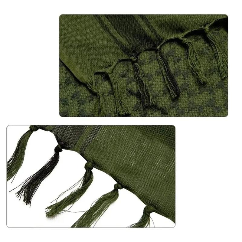 Desert Warrior: Tactical Keffiyeh Shemagh Scarf - Versatile Wrap for Men and Women