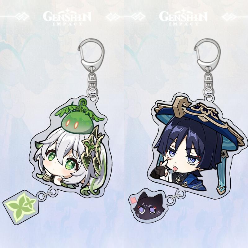 Genshin Impact Keychain Genshin Impact Charm Keychain cute keychain