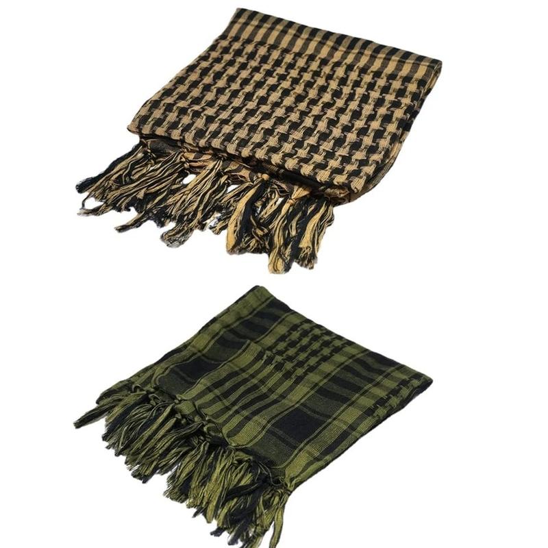 Desert Warrior: Tactical Keffiyeh Shemagh Scarf - Versatile Wrap for Men and Women