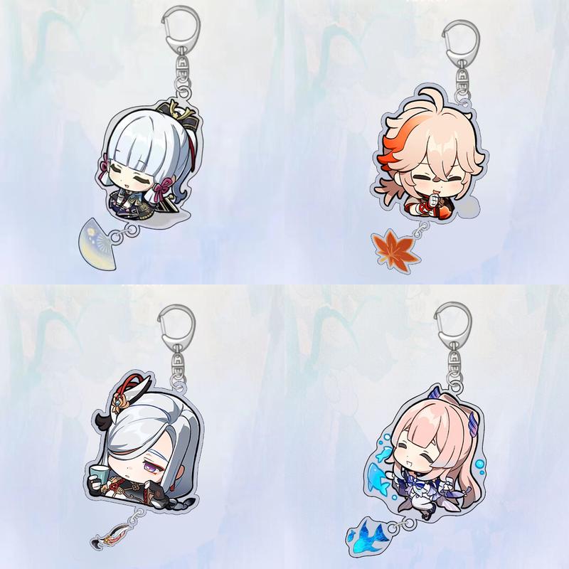 Genshin Impact Keychain Genshin Impact Charm Keychain cute keychain