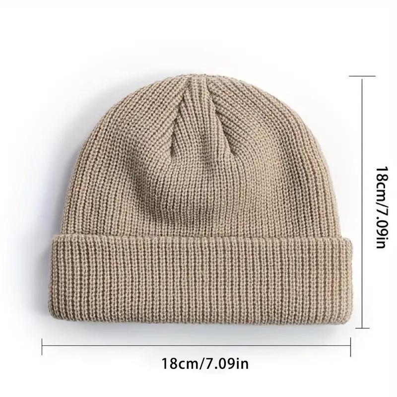 Winter Knitted Hats Beanies, 1 Count Outdoor Sports Cycling Knit Hats for Boyfriend Gifts, Fashion Cycling Beanie, Trendy Casual Outdoor Warm Elastic Fiber Hats for Men & Women, Gym Accessories, Gym Equipment