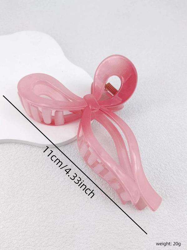 Cute Bowknot Design Hair Claw, Elegant Hair Accessories for Women & Girls, Minimalist Headwear Suitable for Thick Hair