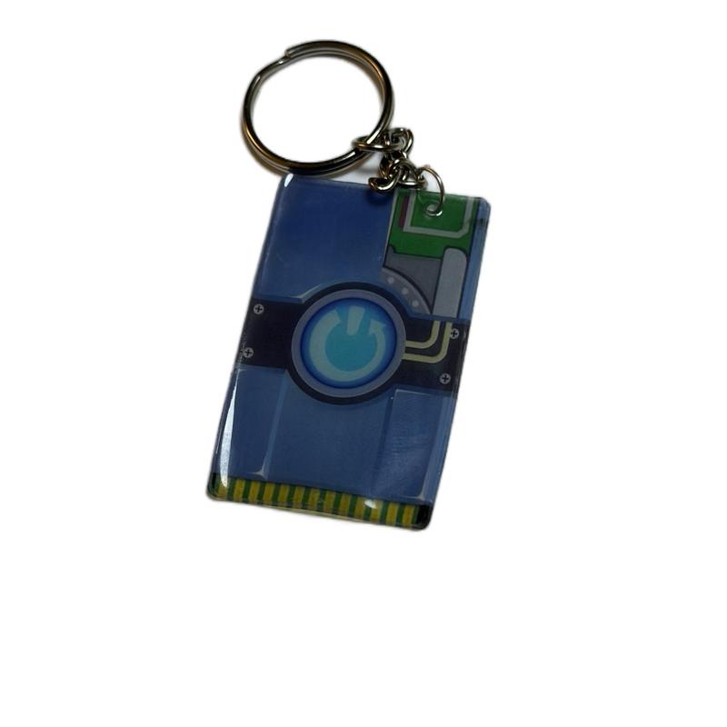 Reboot Custom Keychain Fortnite Style Plastic Keychain - Gamer Gift Idea - Handmade USA