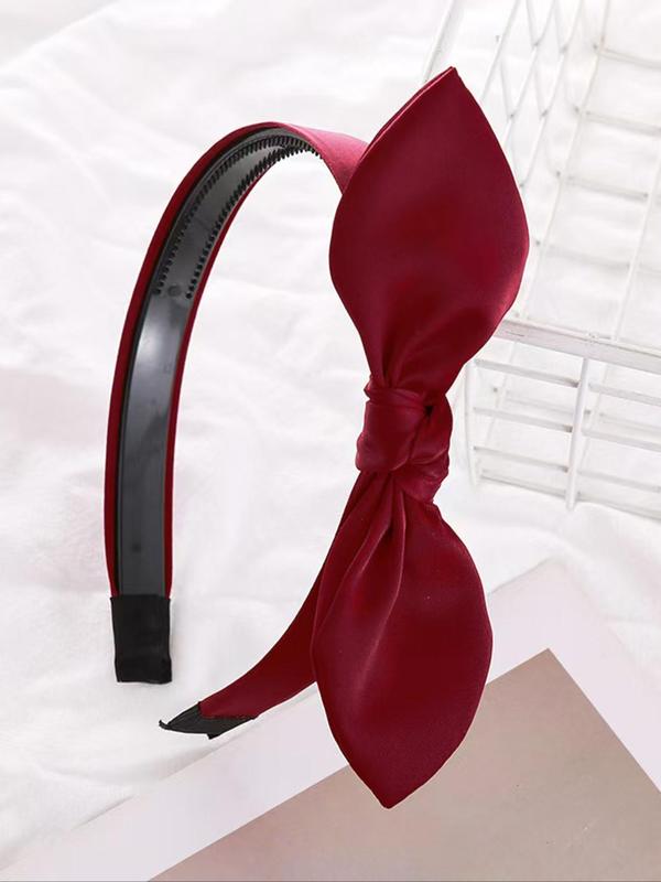 Women's Elegant Bowknot Design Hair Hoop, Cute Trendy Hair Hoop, Fashionable Hair Accessories for Daily & Party Decoration