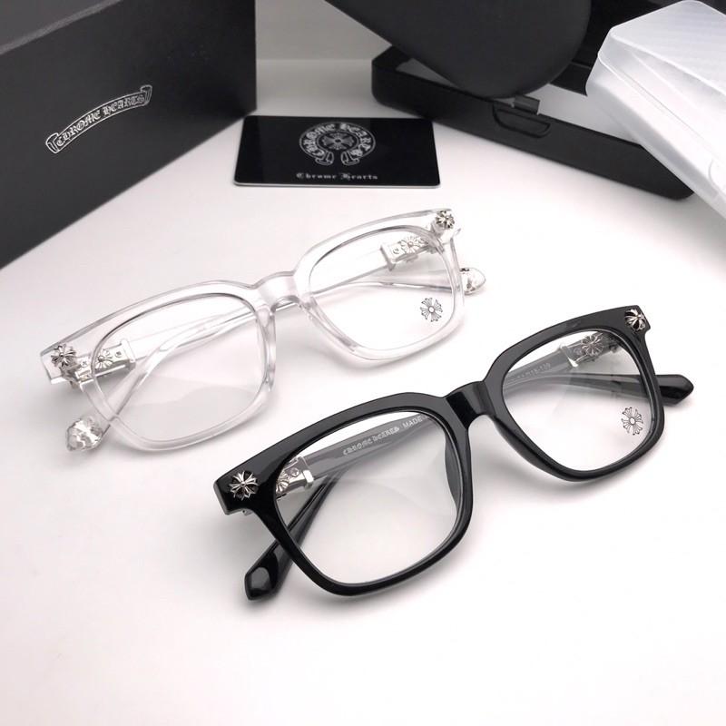 Chrome Hearts Cox Ucker Eyeglass Frames for Men and Women with Oval Full Rim in European Style | Strong and fashionable | High quality plastic glasses frames | Fashion design | Trends | Gifts for men and women