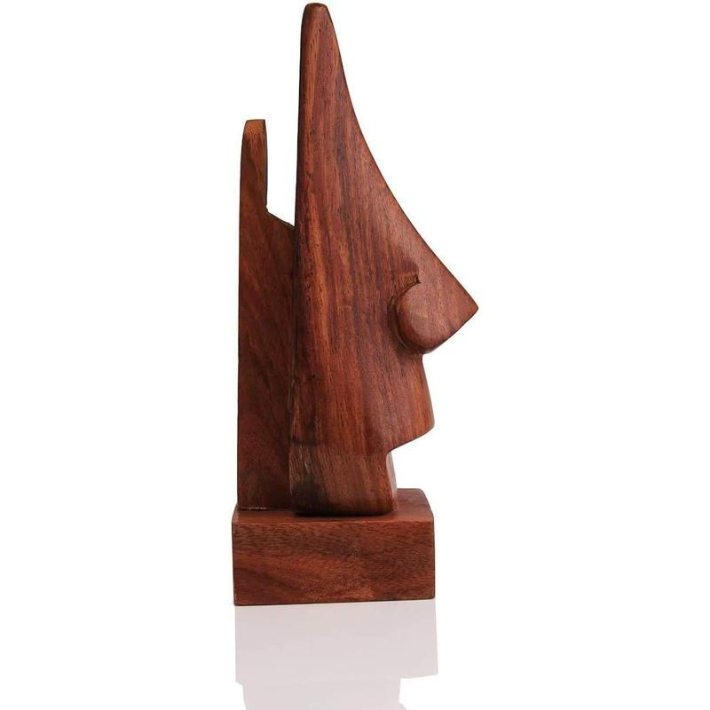 Handmade Nose Shaped Wooden Eyeglass Spectacle Display Stand Holder