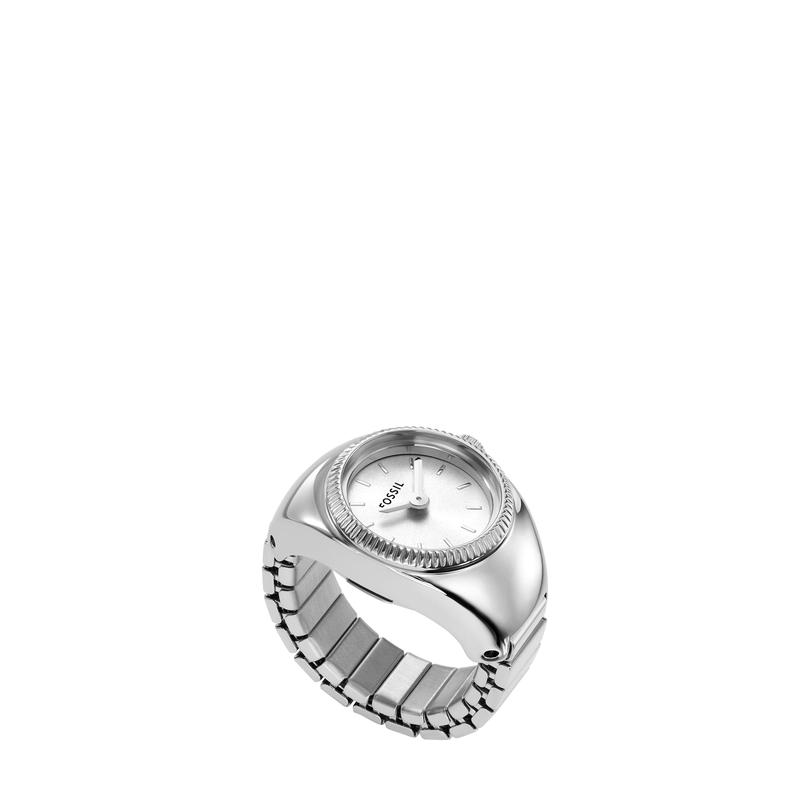 Fossil Women's Watch Ring Two-Hand, Stainless Steel Watch