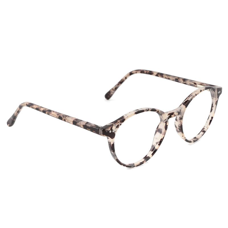 Blue Light Blocking Glasses Men Women Vintage Thick Round Rim Frame Eyeglasses