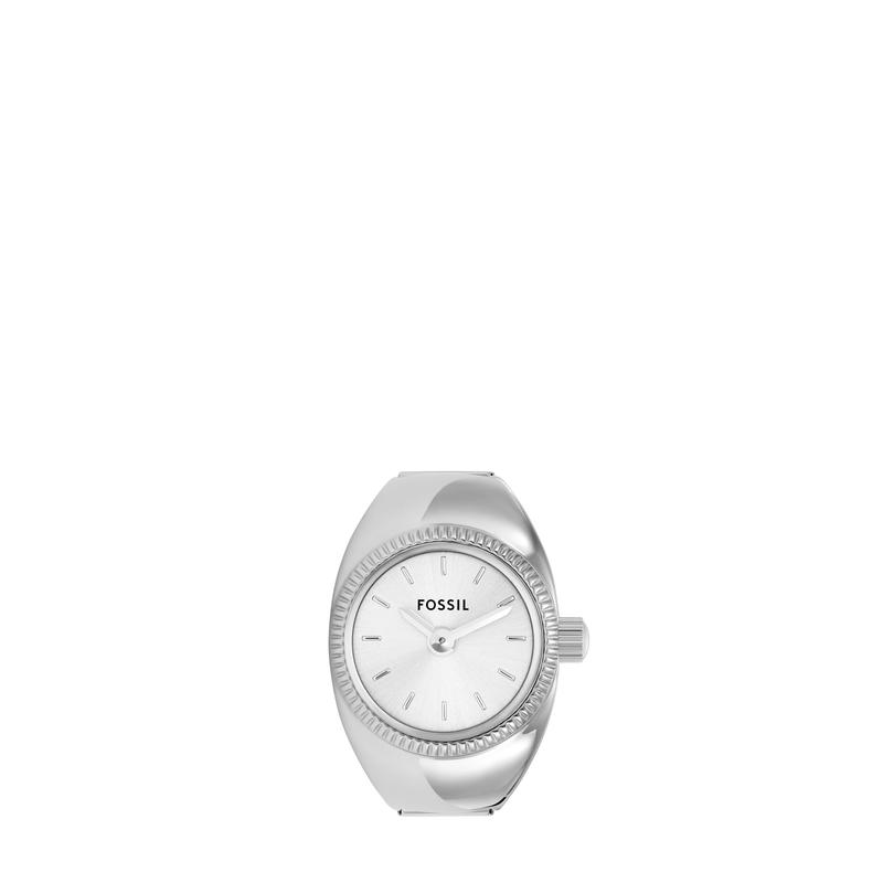 Fossil Women's Watch Ring Two-Hand, Stainless Steel Watch