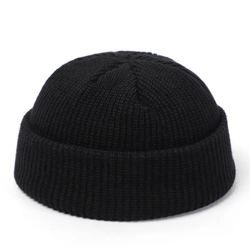 Winter Knitted Hats Beanies, 1 Count Outdoor Sports Cycling Knit Hats for Boyfriend Gifts, Fashion Cycling Beanie, Trendy Casual Outdoor Warm Elastic Fiber Hats for Men & Women, Gym Accessories, Gym Equipment