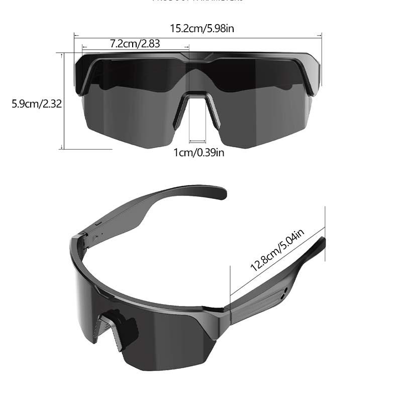 Smart Glasses, Bluetooth-compatible Glasses, Anti-blue Light & Anti-UV Electronic Sunglasses, Outdoor Fast Charging Long Standby Sunglasses for Men & Women, Smart Eyewear Sunglasses