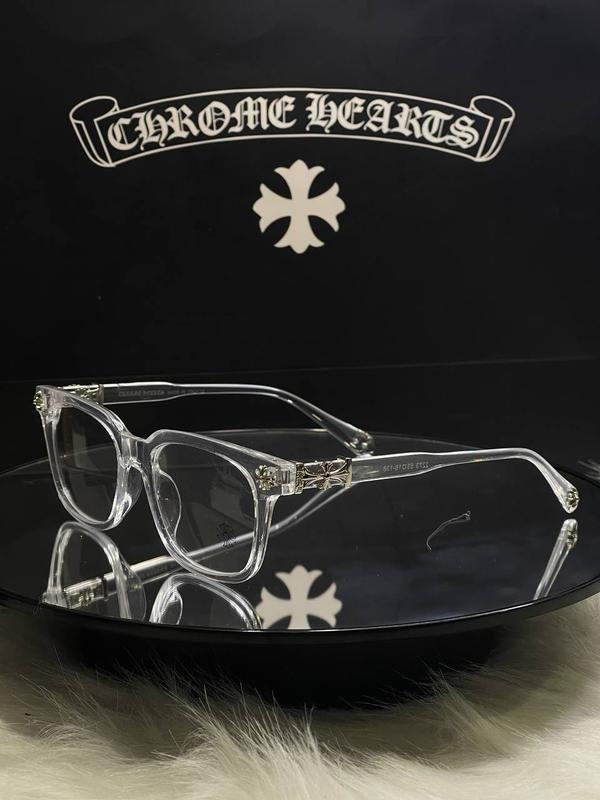 Chrome Hearts Cox Ucker Eyeglass Frames for Men and Women with Oval Full Rim in European Style | Strong and fashionable | High quality plastic glasses frames | Fashion design | Trends | Gifts for men and women