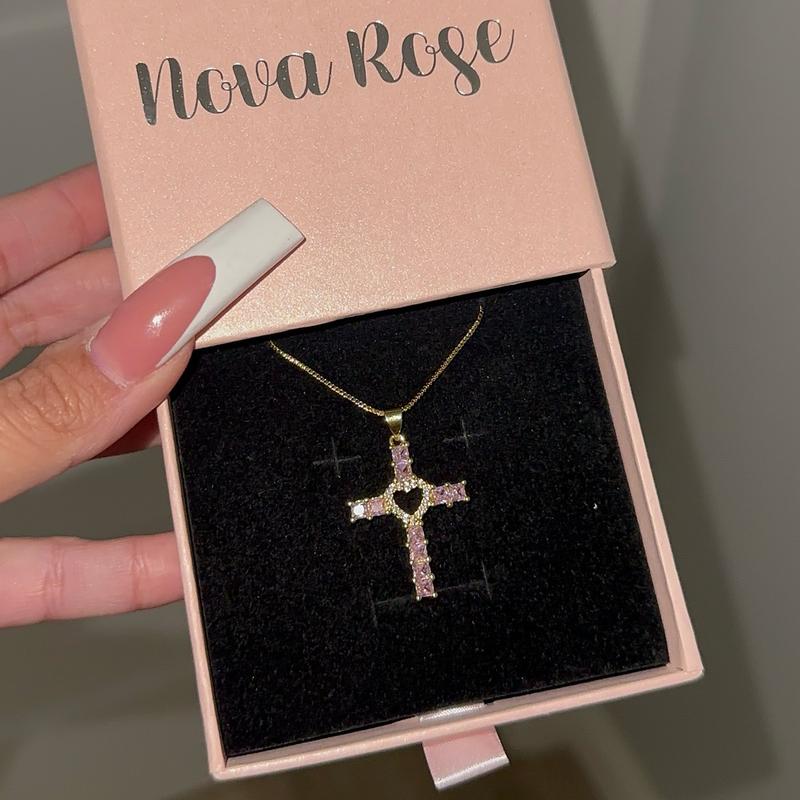 ”Cross my heart” necklace