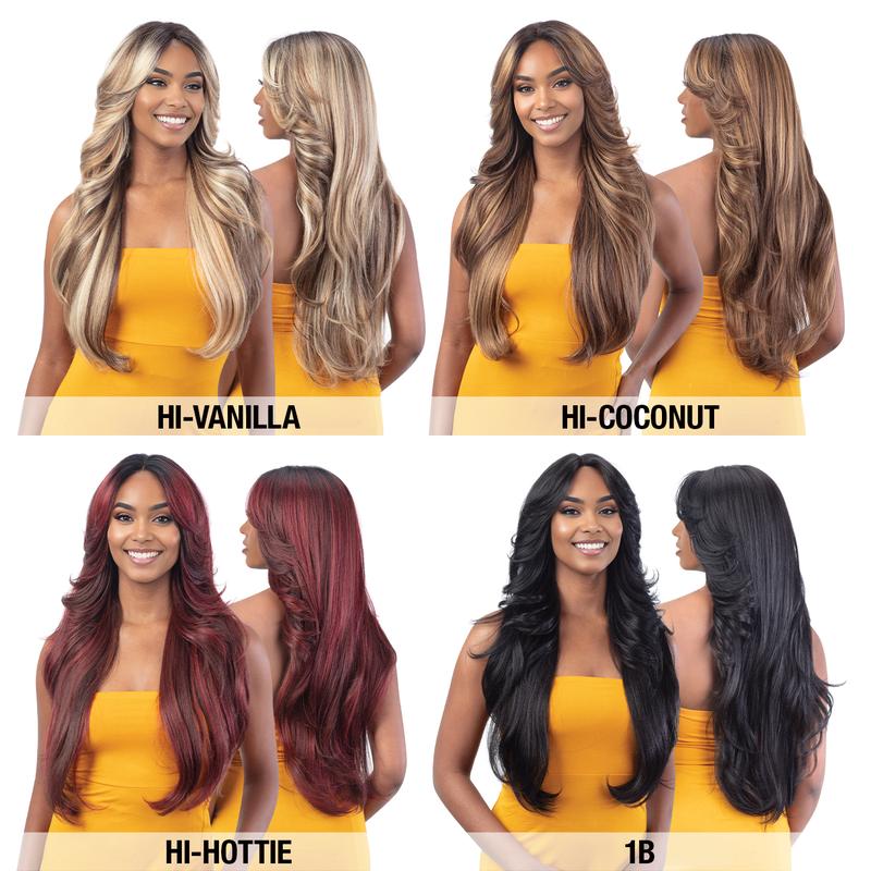 Curtain Bangs HD Lace Front Wig Bombshell