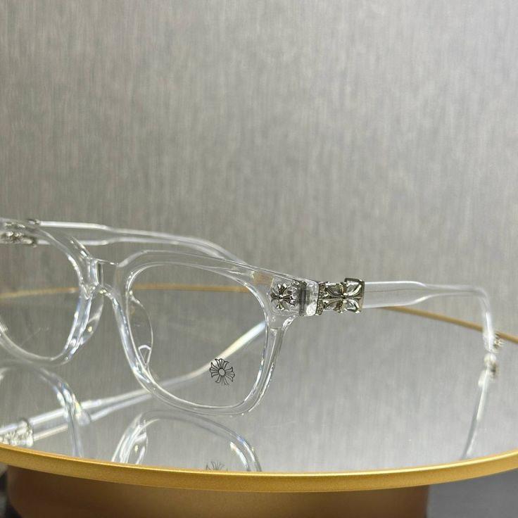 Chrome Hearts Cox Ucker Eyeglass Frames for Men and Women with Oval Full Rim in European Style | Strong and fashionable | High quality plastic glasses frames | Fashion design | Trends | Gifts for men and women