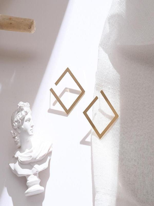 Women's Elegant Geometric Design Dangle Earrings, Fashion Jewelry for Party, Daily Clothing Decor, Trendy All-match & Exquisite Jewelry for Birthday Gift