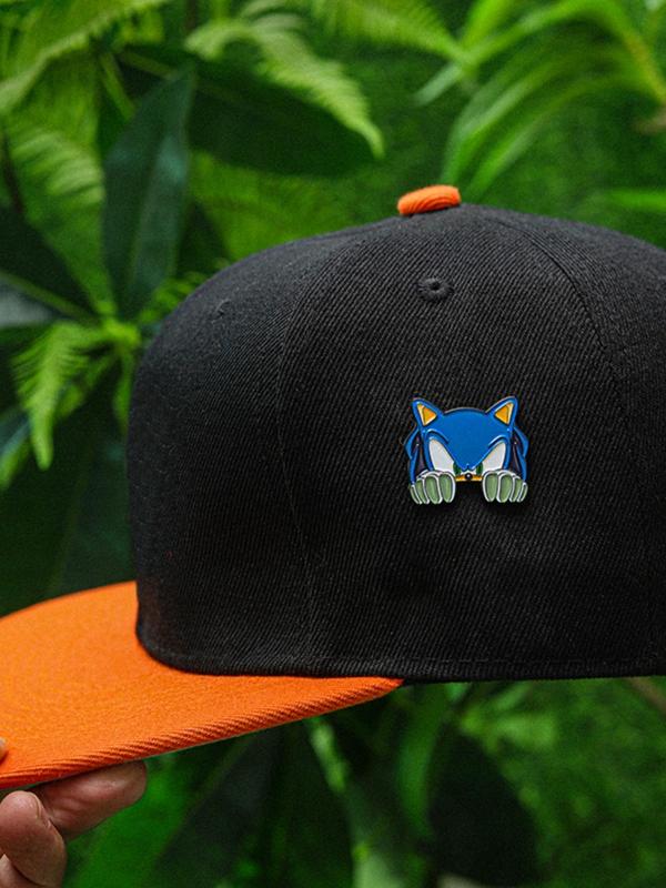 Cartoon Baseball Cap Cat Design Brooch, Cute Animal Design Brooch, Fashion Accessories for Men & Women, Trendy All-match & Exquisite Brooch for Birthday Gift