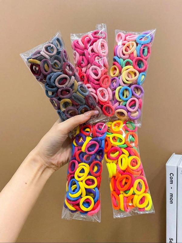 Colorful Hair Tie, Cute High Stretch Women Accessories for Girls As Gifts, Casual Versatile Hair Ponytail Holder for Daily Wear, 2024 Fall Outfits