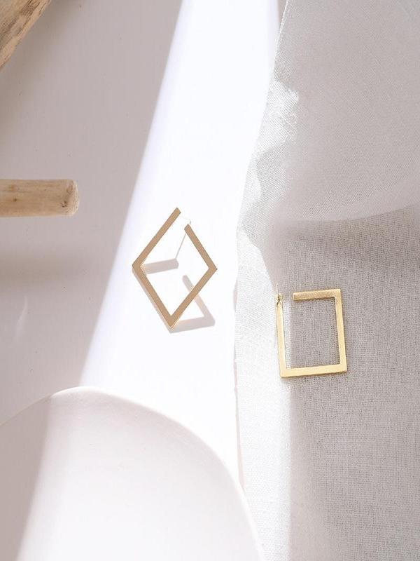 Women's Elegant Geometric Design Dangle Earrings, Fashion Jewelry for Party, Daily Clothing Decor, Trendy All-match & Exquisite Jewelry for Birthday Gift